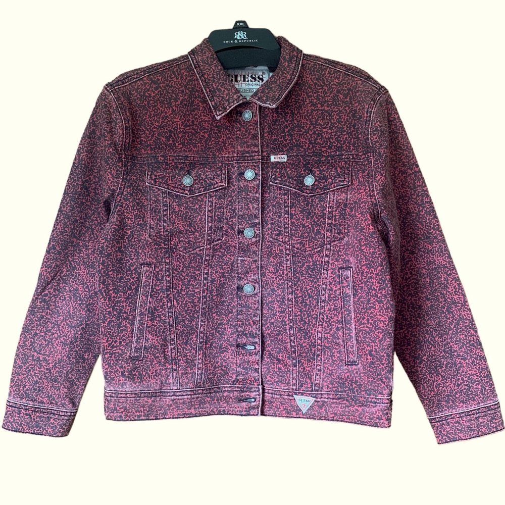 Guess Go Rey Textured Denim Jacket - brand new